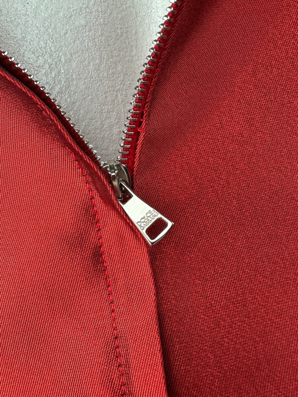 Dolce & Gabbana Red Silk Taffeta Cocktail Dress - Picture 7 of 10